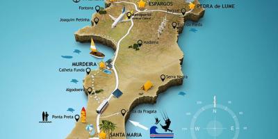 Mapu santa maria Cape Verde